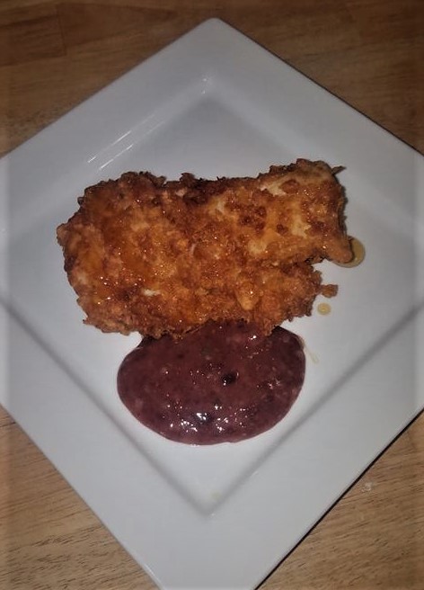 What’s For Dinner: Fried Frosted Flakes Cod with Raspberry Tartar Sauce