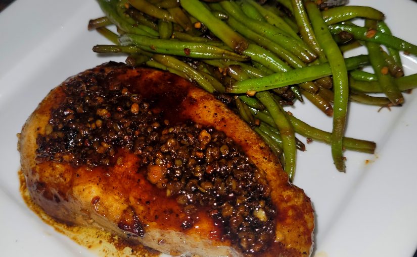 What’s for Dinner? Tender, Juicy, Honey- Garlic Pork Chops